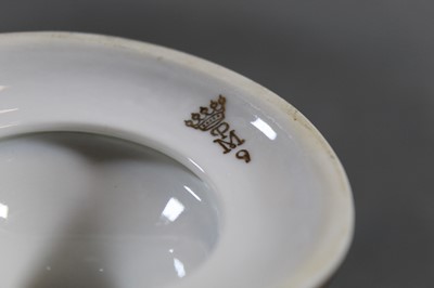 Lot 243 - A 20th century continental porcelain part...