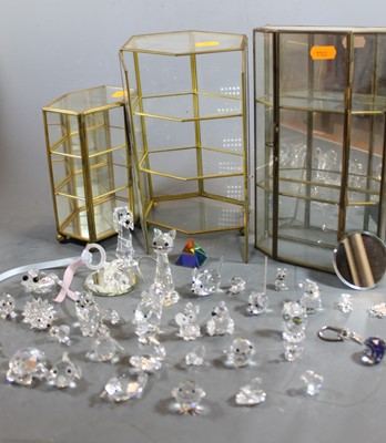 Lot 250 - A collection of Swarovski miniature crystal...