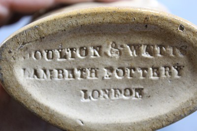 Lot 265 - A 19th century salt-glazed stoneware Doulton &...