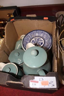 Lot 135 - A box of miscellaneous items to include Denby...