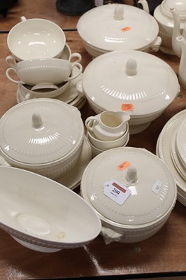 Lot 200 - A Wedgwood Queensware Edme pattern part dinner...