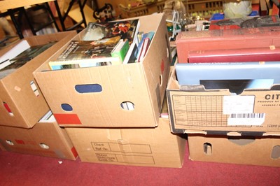 Lot 216 - Eight boxes of miscellaneous books to include...