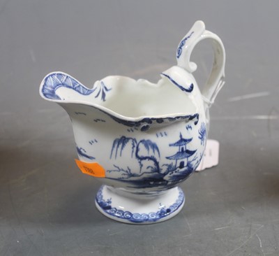 Lot 291 - A late 18th century Derby blue & white...