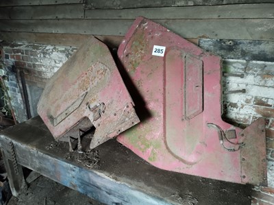 Lot 285 - Pair Massey Ferguson Mudguards