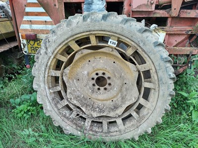 Lot 135 - Pair Row Crop Tyres