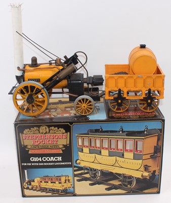 Lot 22 - Hornby 3½ inch Stephensons Rocket loco and...