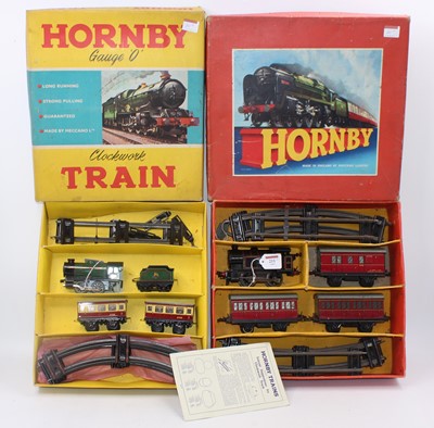 Lot 211 - Two Hornby post-war sets:- no. 41 tank...