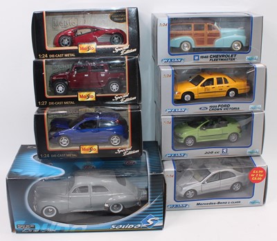 Lot 2088 - Eight various boxed 1/24 and 1/18 scale boxed...