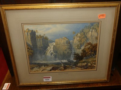 Lot 1096 - Early 19th century English school - High Force,...