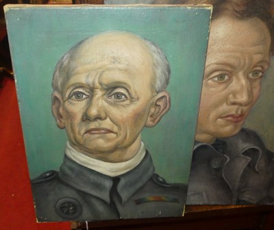 Lot 1099 - Robert Arthur Wilson - portrait of an Airman,...