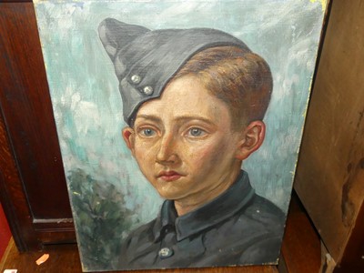 Lot 1099 - Robert Arthur Wilson - portrait of an Airman,...