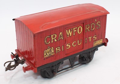 Lot 233 - 1934-8 Hornby Crawford's Biscuit van standard...