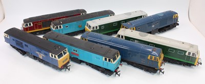 Lot 240 - Eight Class 35 diesel locos, mostly amended...