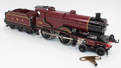 Lot 244 - Hornby 4-4-0 clockwork Compound loco and...