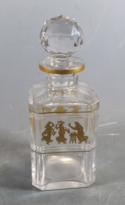 Lot 292 - A late 19th century French decanter and...