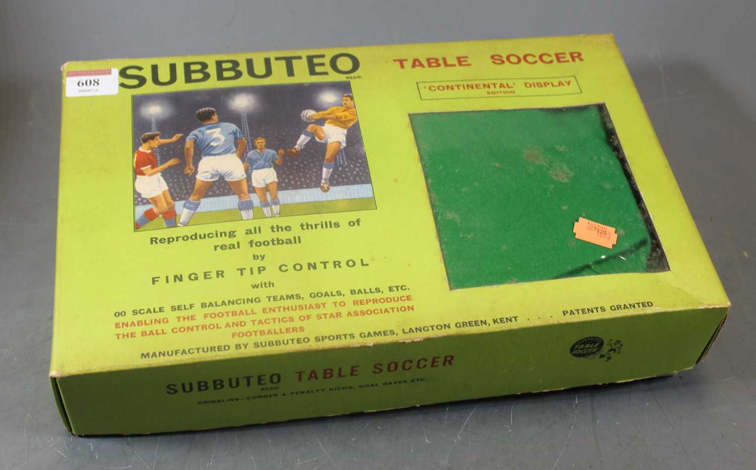 Lot 608 - A 1960s Subbuteo table soccer boxed...