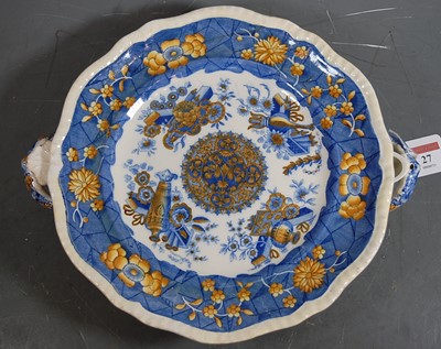Lot 27 - An early 19th century Spode warming dish of...