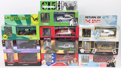 Lot 2126 - A collection of 10 Corgi T.V-related models...