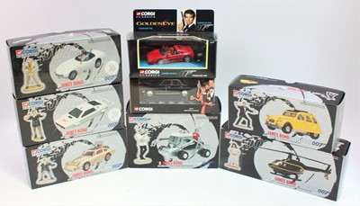 Lot 2127 - A collection of 8 Corgi T.V-related James Bond...