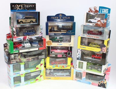 Lot 2128 - A collection of 17 mainly Corgi T.V-related...