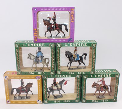 Lot 1630 - A Starlux Models of France, 6 boxed Napoleonic...