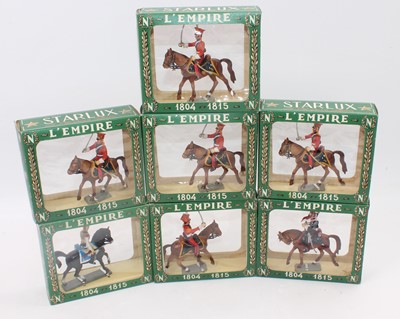 Lot 1633 - Seven various boxed Starlux L'Empire 1804-1815...