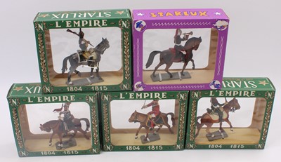 Lot 1634 - Five various boxed Starlux Napoleonic and 1804-...