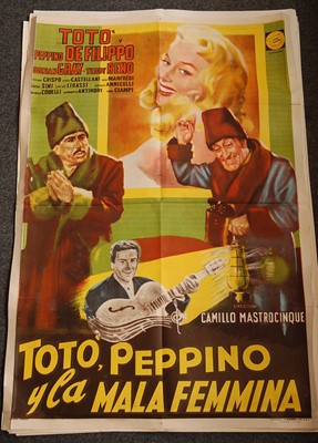 Lot 620 - A collection of sixteen film posters to...