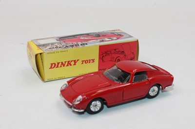 Lot 1552 - A boxed French Dinky Ferrari 275GTB in red in...