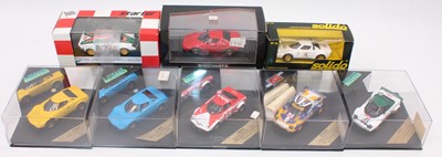 Lot 2106 - Eight various boxed mixed 1/43 scale Lancia...