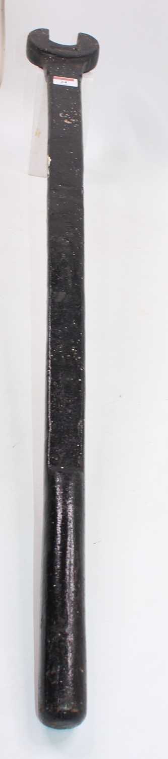 Lot 24 - Fishplate spanner, stamp blurred but appears...