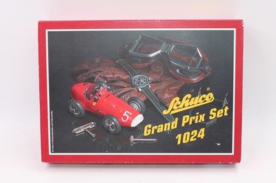 Lot 1937 - A Schuco Set No. 1024 Ferrari Grand Prix gift...