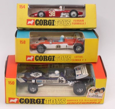 Lot 1192 - A Corgi Toys and Corgi Whizzwheels boxed F1...