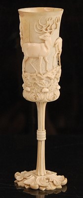 Lot 1185 - A late 19th century North European carved...
