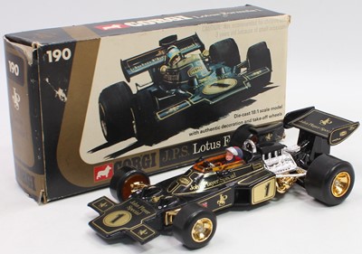 Lot 1196 - A Corgi Toys No. 190 JPS Lotus F1 race car,