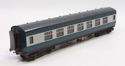 Lot 272 - Exley 2nd class corridor repainted BR blue and...