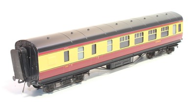 Lot 277 - Exley K5 bogie coach totally repainted maroon...