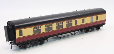 Lot 278 - Exley K5 bogie coach totally repainted maroon...