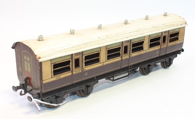 Lot 282 - 1921 Series Bing for Bassett-Lowke bogie coach...