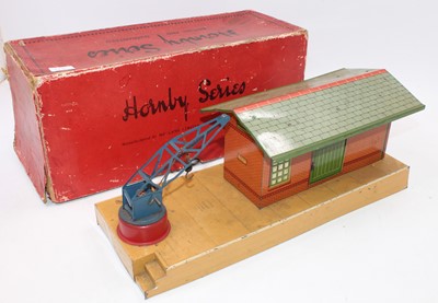 Lot 288 - 1930-3 Hornby goods platform no.2 yellow/cream...