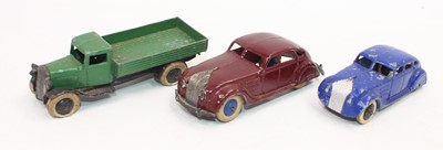 Lot 1559 - Dinky Toys Pre War Diecast Group, 3 examples...