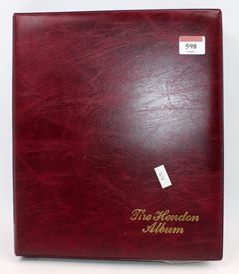 Lot 598 - A ring binder containing paperwork and...