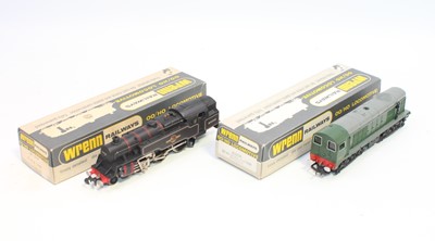 Lot 599 - Two Wrenn 2-rail locos:- W2218 2-6-4 tank BR...