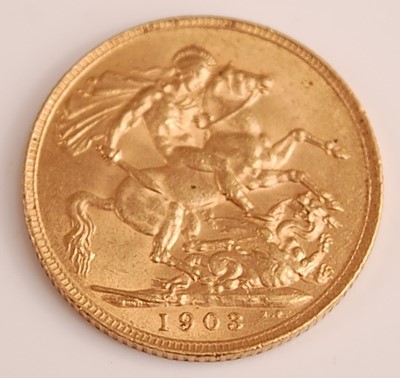 Lot 2026 - Great Britain, 1903 gold full sovereign,...