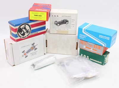 Lot 831 - A collection of various 1/43 scale white metal...