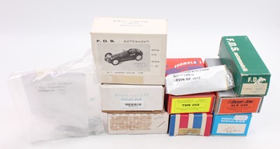 Lot 831 - A collection of various 1/43 scale white metal...