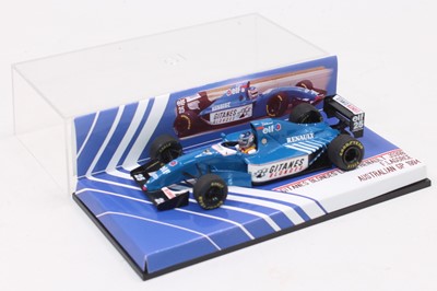 Lot 2123 - A Minichamps and later converted 1/43 scale...