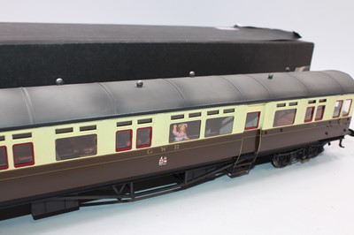 Lot 313 - Tower Models A28 GWR Autocoach O gauge, brown...