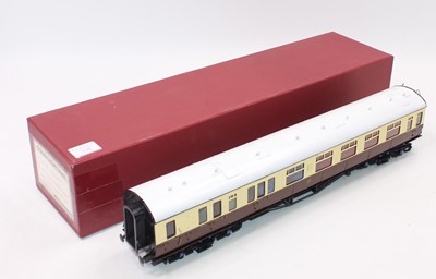 Lot 315 - Tower Models O gauge Collett GWR brown and...