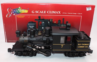 Lot 321 - Bachmann Spectrum G gauge 25 ton narrow gauge...